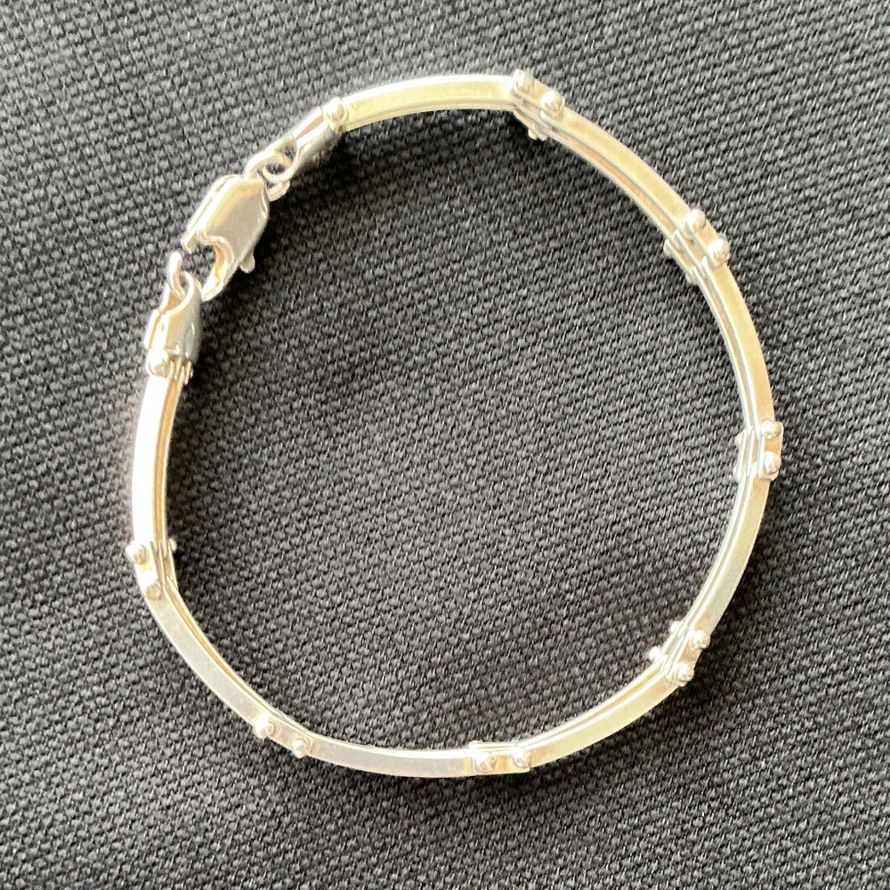 Sterling Silver Bracelet Vintage Made in Italy
